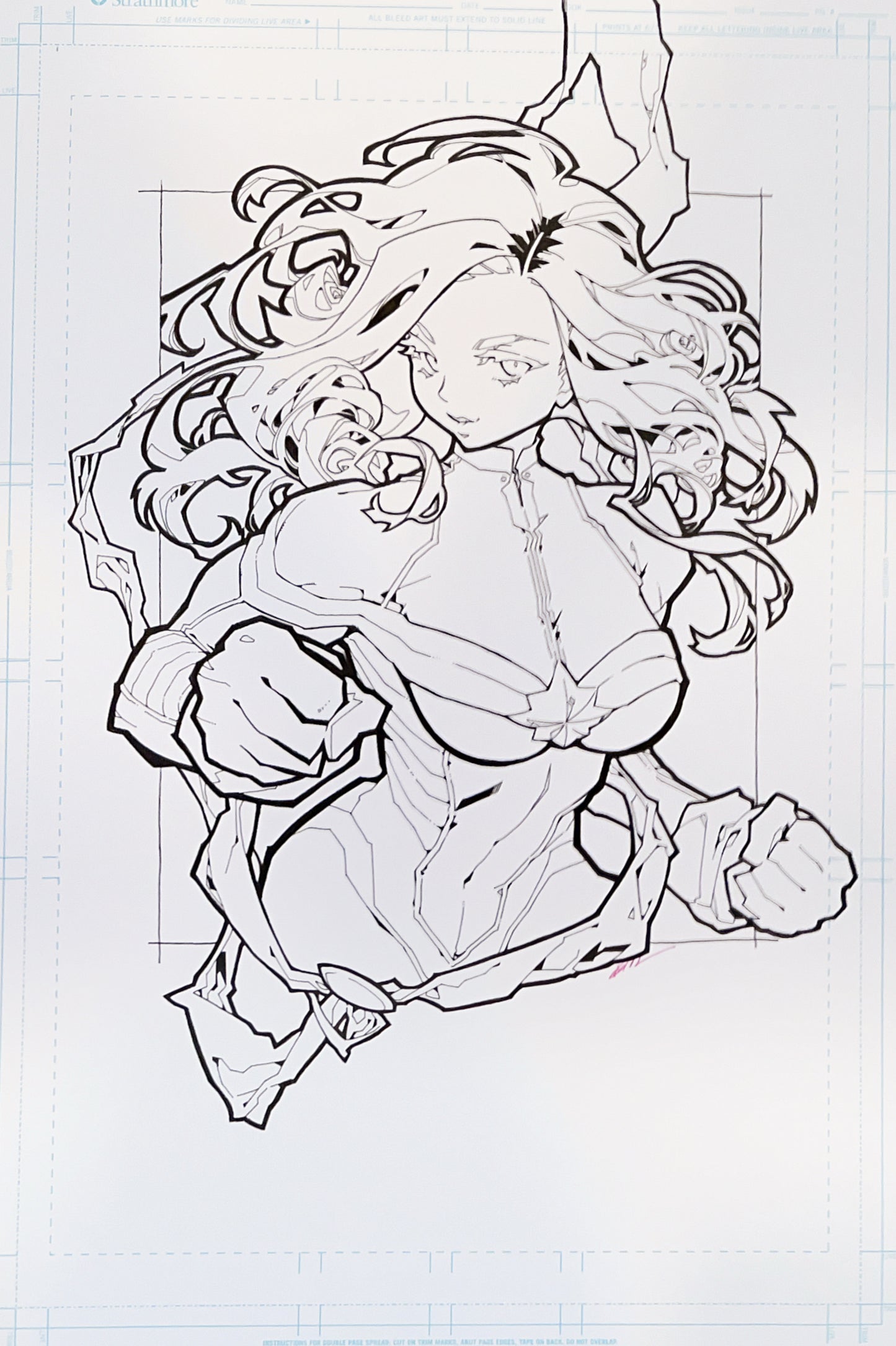 Rose Besch - Captain Marvel #1 Cover