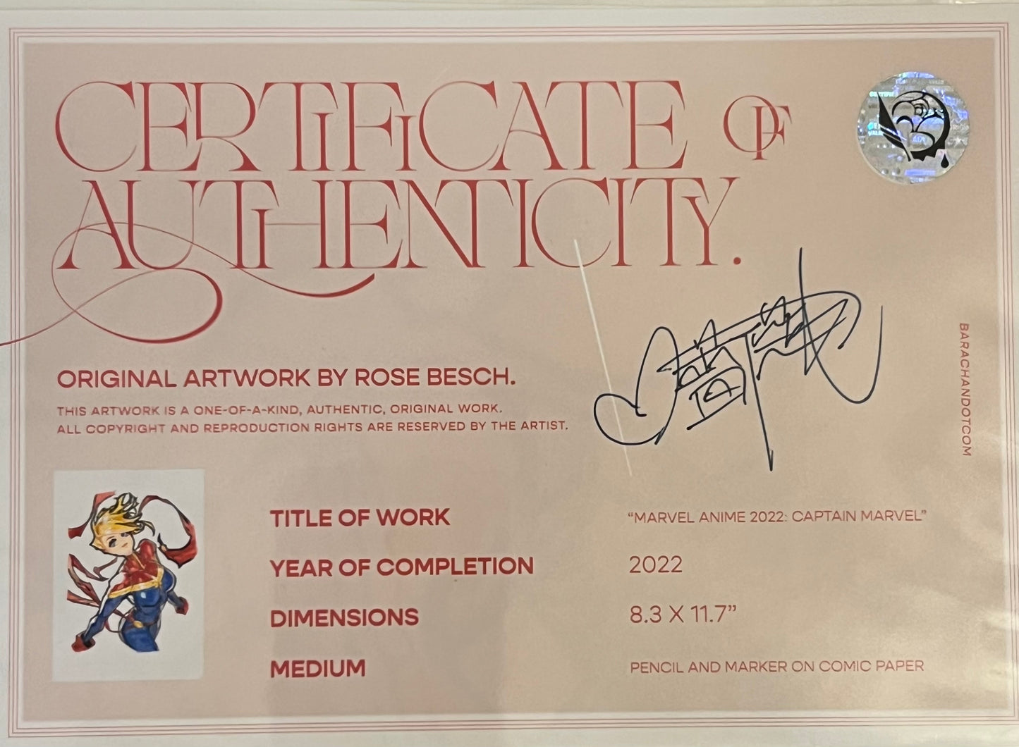 Rose Besch - Marvel Anime 2022: Captain Marvel