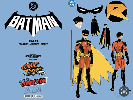 PRESALE – Jorge Jiménez Batman #2 – NYCC Exclusive Robin Variant Cover