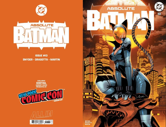 PRESALE – Godtail Absolute Batman #13 – NYCC Exclusive Catwoman Foil Variant Cover