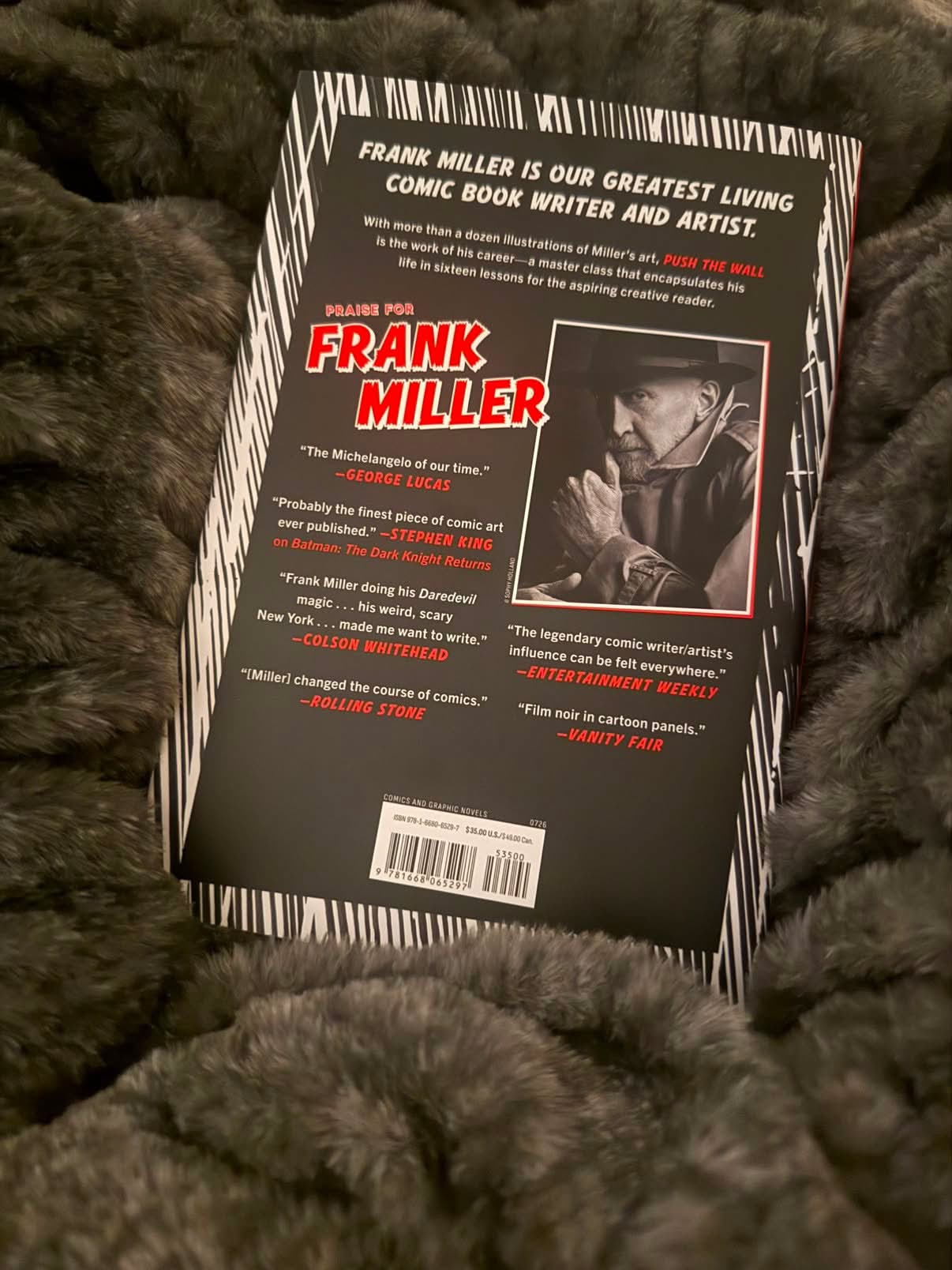Push the Wall: My Life, Writing, Drawing, and the Art of Storytelling - Signed by Frank Miller
