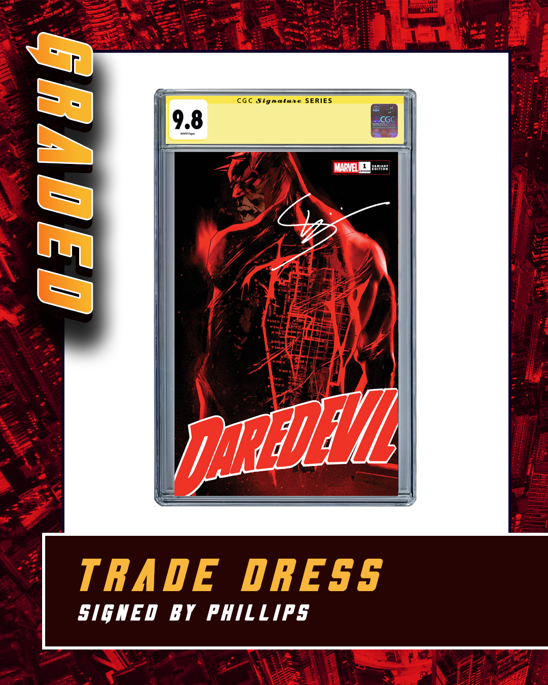 PRESALE – Daredevil #1 Jock Retailer Exclusive Card Stock TRADE DRESS Variant