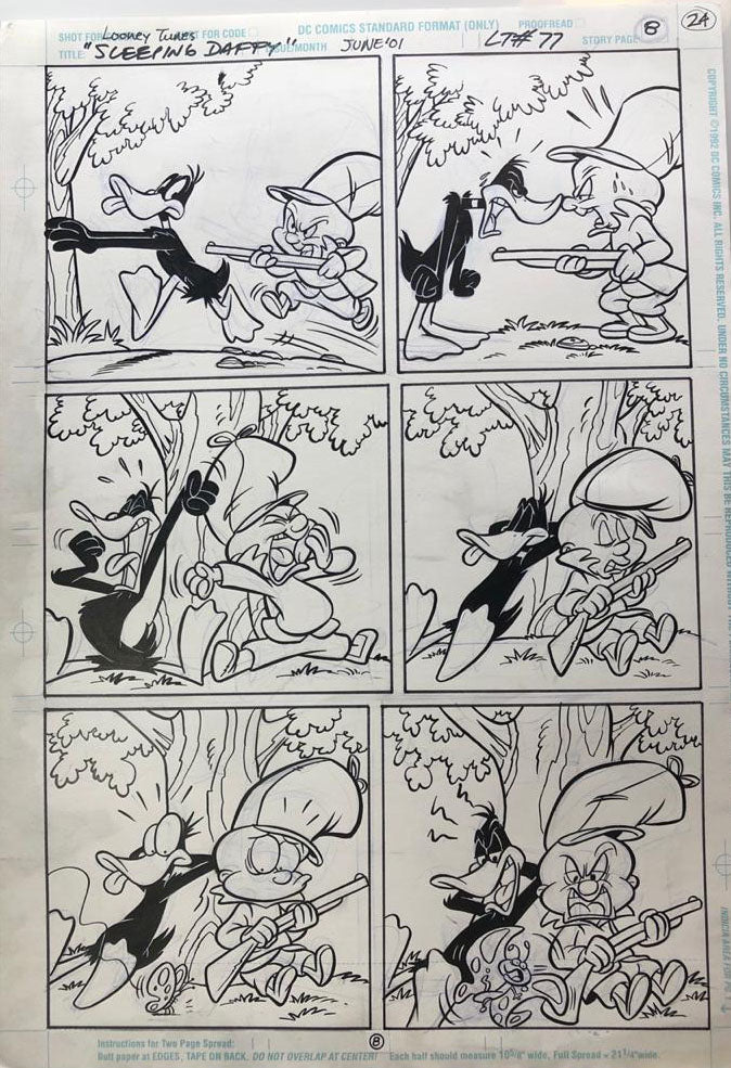 Walter Carzon - Looney Tunes "Sleeping Daffy" #77 Page 8