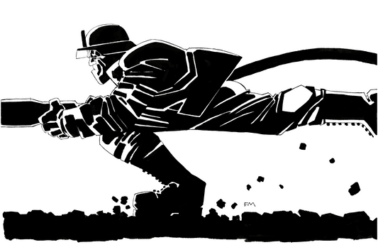 Frank Miller Firefighter Print - Widows, Orphans, & Disabled Firefighter's Fund