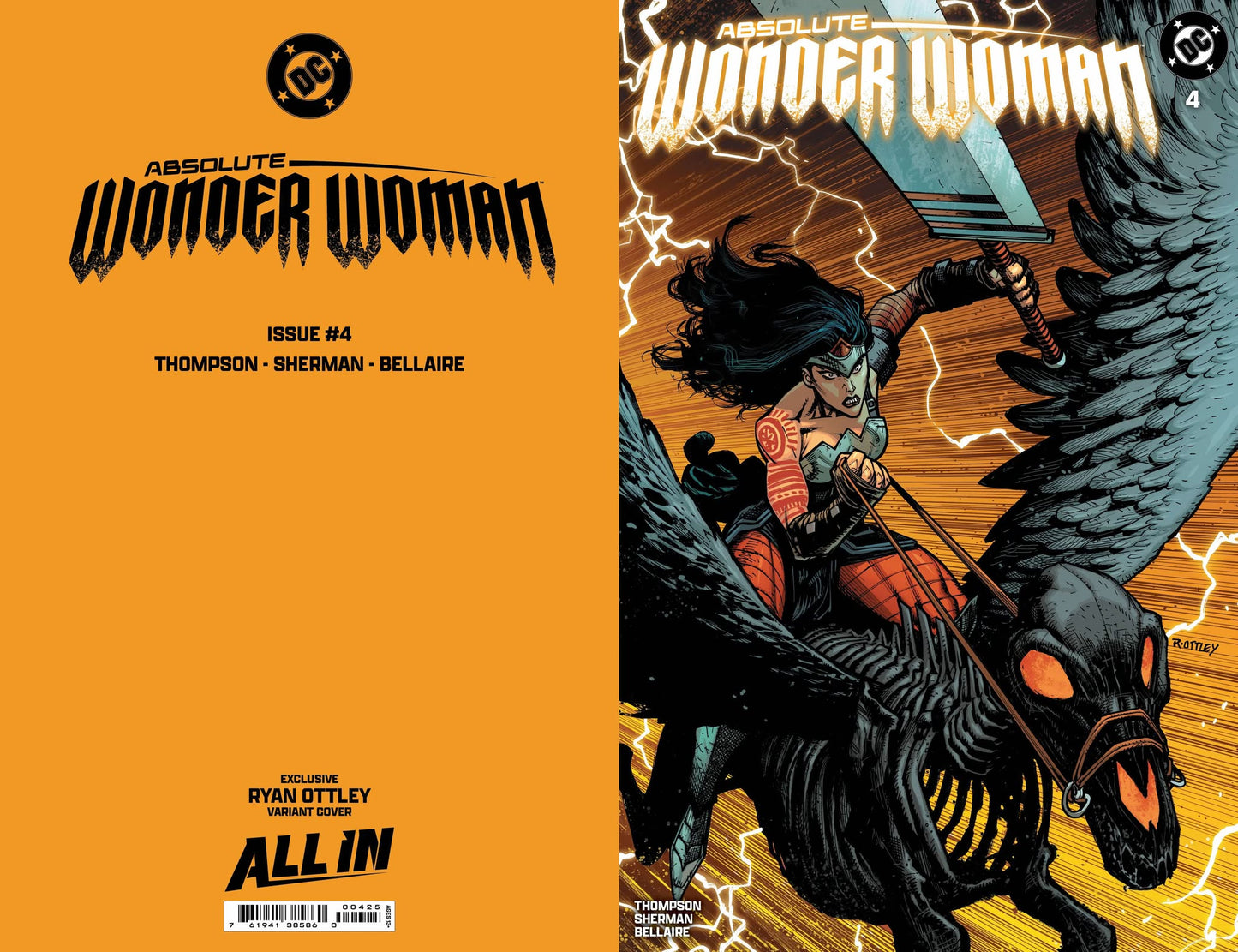 Ryan Ottley Absolute Wonder Woman #4 Foil Variant